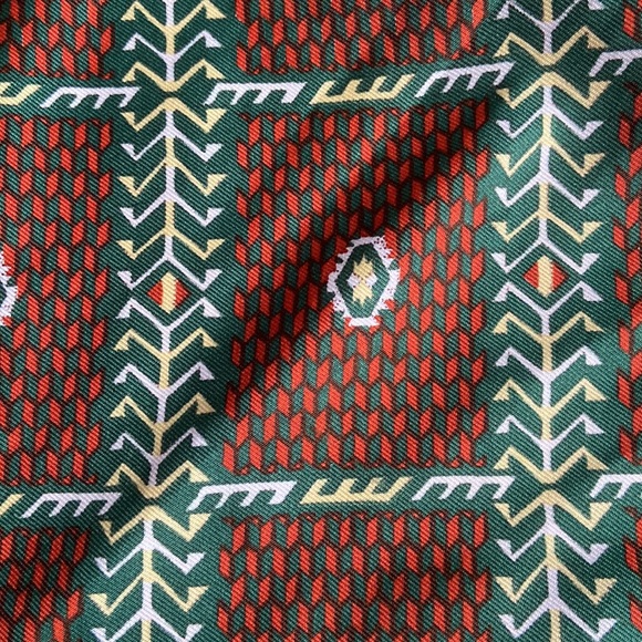 Vintage green scarf - Picture 3 of 3